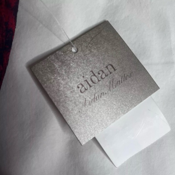 Aidan Mattox Dress Size 8 Spaghetti Strap Jacquard Mini Cocktail Dress - Picture 10 of 16